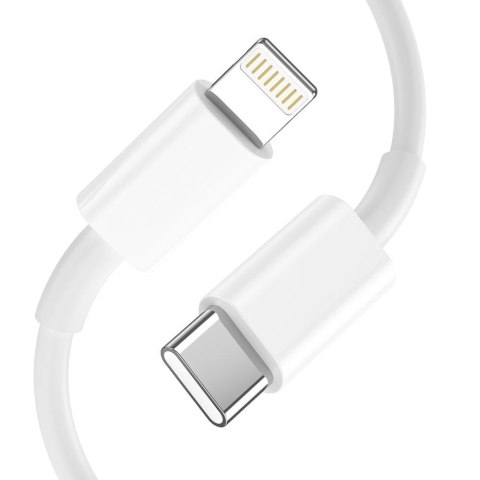 TECH-PROTECT C20W 2-PORT NETWORK CHARGER PD 20W / QC3.0 + LIGHTNING CABLE WHITE