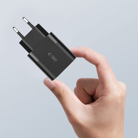 TECH-PROTECT C30W 2-PORT NETWORK CHARGER PD 30W / QC3.0 BLACK