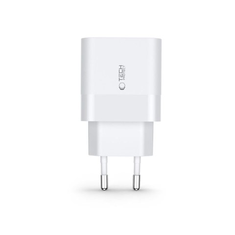TECH-PROTECT C30W 2-PORT NETWORK CHARGER PD 30W / QC3.0 WHITE