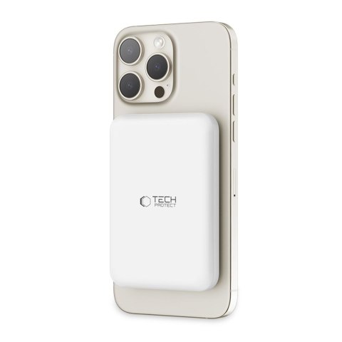 TECH-PROTECT PB10 LIFEMAG MAGSAFE POWER BANK 5000MAH WHITE