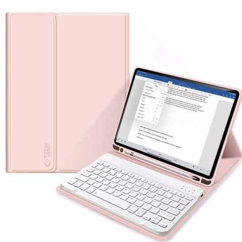 TECH-PROTECT SC PEN + KEYBOARD IPAD 10.9" 10 / 2022 / 11" 11 / 2025 PINK