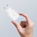 TECH-PROTECT C20W 2-PORT NETWORK CHARGER PD 20W / QC3.0 + TYPE-C CABLE WHITE