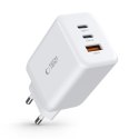 TECH-PROTECT C65W 3-PORT NETWORK CHARGER PD 65W / QC3.0 WHITE