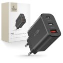 TECH-PROTECT NC30W 3-PORT NETWORK CHARGER PD 30W / QC3.0 BLACK