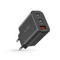 TECH-PROTECT NC30W 3-PORT NETWORK CHARGER PD 30W / QC3.0 BLACK