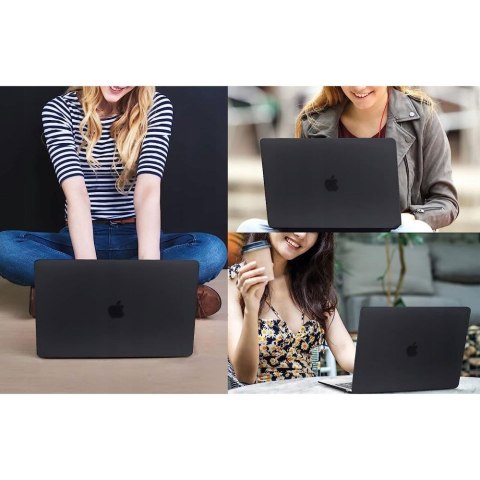 TECH-PROTECT SMARTSHELL MACBOOK AIR 15 M2-M5 2023-2026 MATTE BLACK