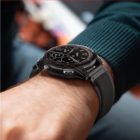 TECH-PROTECT NYLON GARMIN FENIX 5X / 5X PLUS / 6X / 6X PRO / 7X / 8 / 8 PRO / 9 / 9 PRO (51 MM) BLACK/ORANGE