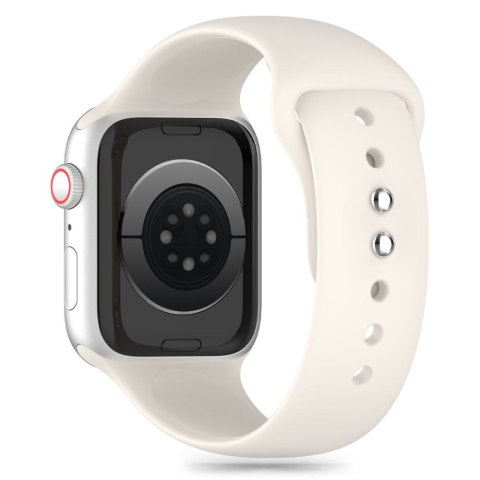 TECH-PROTECT SILICONE APPLE WATCH 8 / 9 / 10 / 11 / 12 / SE (40 / 41 / 42 MM) STARLIGHT