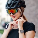 TECH-PROTECT SILICONE APPLE WATCH 8 / 9 / 10 / 11 / 12 / SE (40 / 41 / 42 MM) STARLIGHT