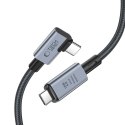 TECH-PROTECT ULTRABOOST MAX "L" USB 4.0 8K 40GBPS TYPE-C CABLE PD 240W 150CM GREY