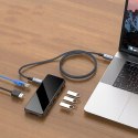 TECH-PROTECT ULTRABOOST MAX USB 4.0 8K 40GBPS TYPE-C CABLE PD 240W 100CM GREY