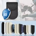 KLATKA FARADAYA TECH-PROTECT KLR100 POUCH KEYLESS RFID SIGNAL BLOCKER CASE CARBON BLACK