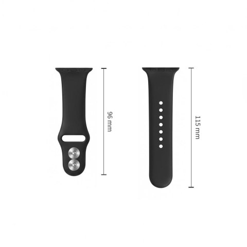 TECH-PROTECT SILICONE APPLE WATCH 8 / 9 / 10 / 11 / 12 / SE (40 / 41 / 42 MM) BLACK