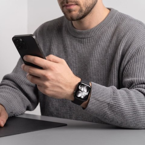 TECH-PROTECT SILICONE APPLE WATCH 8 / 9 / 10 / 11 / 12 / SE (40 / 41 / 42 MM) BLACK