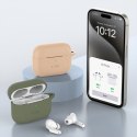 TECH-PROTECT SILICONE HOOK APPLE AIRPODS PRO 1 / 2 CAFFE LATTE