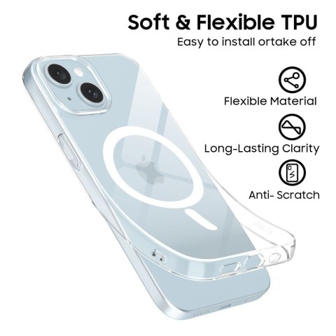 TECH-PROTECT FLEXAIR MAGSAFE IPHONE 15 CLEAR