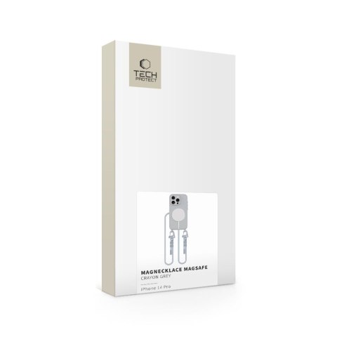 TECH-PROTECT MAGNECKLACE MAGSAFE IPHONE 14 PRO CRAYON GREY