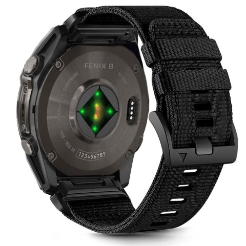 TECH-PROTECT NYLON CLASSIC GARMIN FENIX 5X / 5X PLUS / 6X / 6X PRO / 7X / 8 / 8 PRO / 9 / 9 PRO (51 MM) BLACK