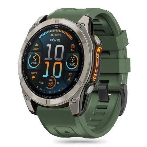 TECH-PROTECT SILICONE GARMIN FENIX 5S / 5S PLUS / 6S / 6S PRO / 7S / 8 / 9 / 9 PRO (43 MM) MILITARY GREEN