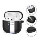 TECH-PROTECT SILICONE HOOK APPLE AIRPODS 4 / 5 BLACK
