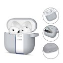 TECH-PROTECT SILICONE HOOK APPLE AIRPODS 4 / 5 CRAYON GREY