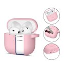 TECH-PROTECT SILICONE HOOK APPLE AIRPODS 4 / 5 DUSTY PINK