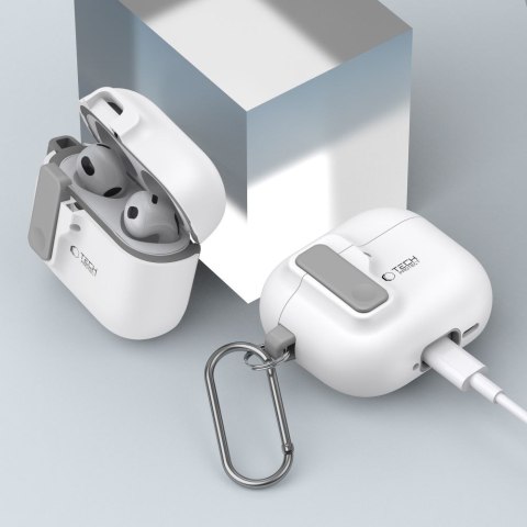 TECH-PROTECT SLIM HOOK APPLE AIRPODS 4 / 5 WHITE