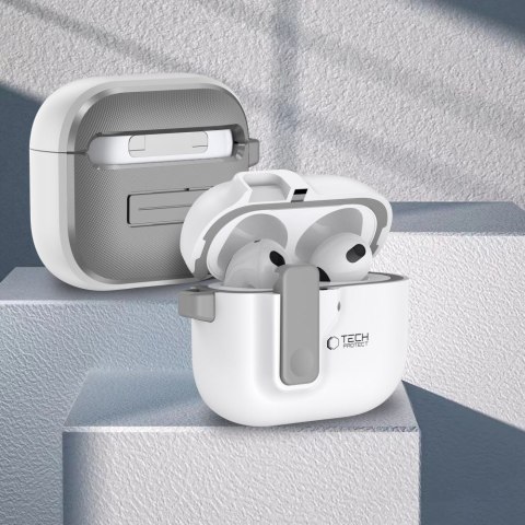 TECH-PROTECT SLIM HOOK APPLE AIRPODS 4 / 5 WHITE