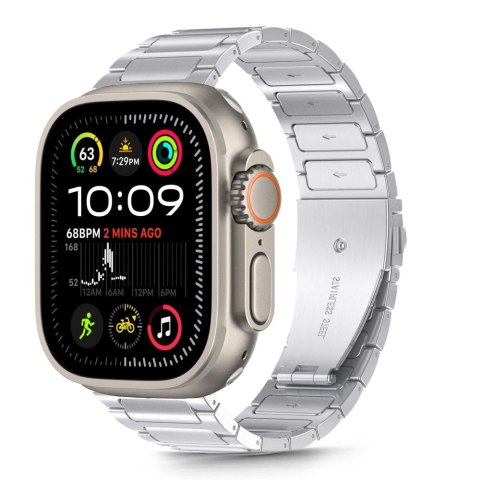 TECH-PROTECT STAINLESS CLASSIC APPLE WATCH 8 / 9 / 10 / 11 / 12 / SE / ULTRA (44 / 45 / 46 / 49 MM) SILVER