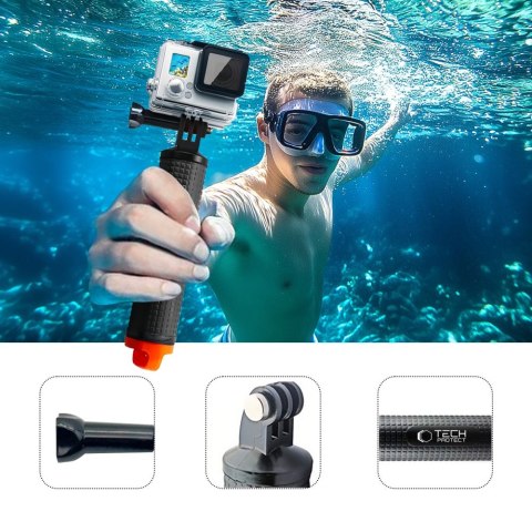 TECH-PROTECT GA100 FLOATING HAND GRIP GOPRO / DJI / INSTA360 BLACK