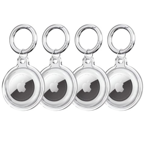 TECH-PROTECT ICON 4-PACK APPLE AIRTAG 1 / 2 CLEAR
