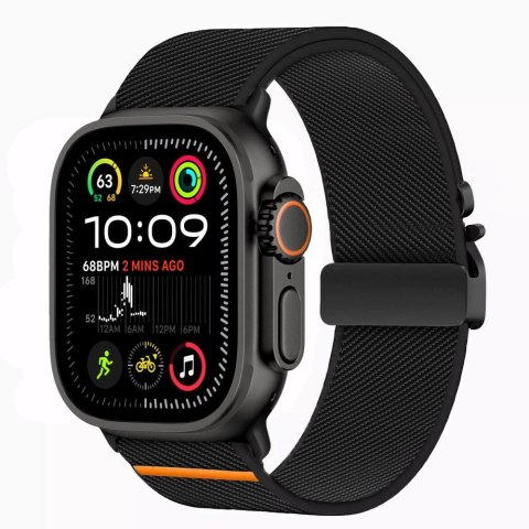 TECH-PROTECT NYLON CLASP APPLE WATCH 8 / 9 / 10 / 11 / 12 / SE / ULTRA (44 / 45 / 46 / 49 MM) BLACK