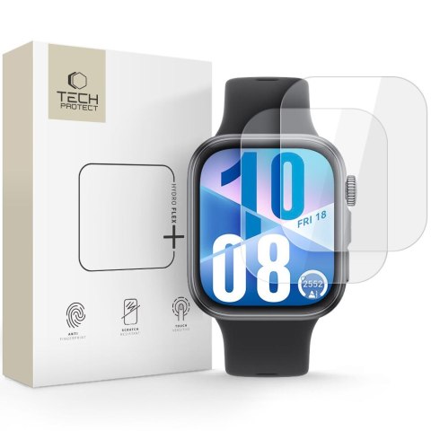 FOLIA HYDROŻELOWA TECH-PROTECT HYDRO FLEX+ 2-PACK HUAWEI WATCH FIT 3 / 4 CLEAR