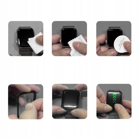 SZKŁO HYBRYDOWE TECH-PROTECT GLASS FLEX+ 2-PACK HUAWEI WATCH 5 (42 MM) BLACK