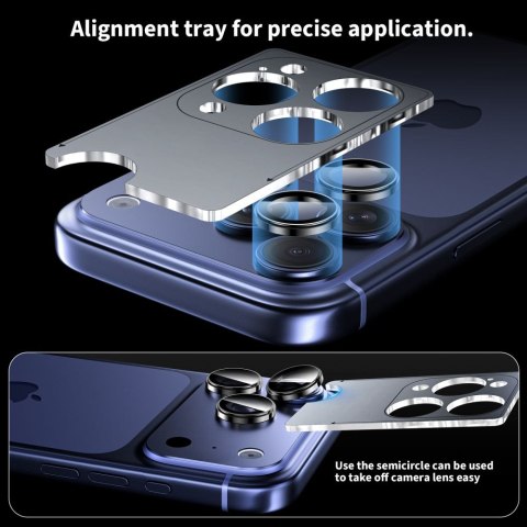 OSŁONA APARATU TECH-PROTECT CAMRING FIT+ IPHONE 14 PRO / MAX / 15 PRO / MAX / 16 PRO / MAX / 17 PRO / MAX BLACK