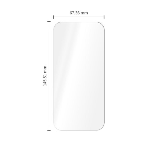 SZKŁO HARTOWANE TECH-PROTECT GLASS FIT+ 2-PACK IPHONE 16 PRO / 17 / 17 PRO / 18 PRO CLEAR