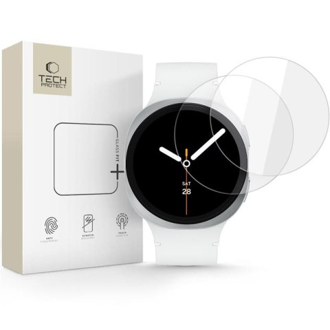 SZKŁO HARTOWANE TECH-PROTECT GLASS FIT+ 2-PACK SAMSUNG GALAXY WATCH 8 / 9 (40 MM) CLEAR