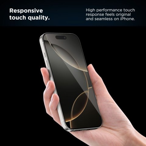 SZKŁO HARTOWANE TECH-PROTECT QUICK SET+ 2-PACK IPHONE 17 PRO BLACK