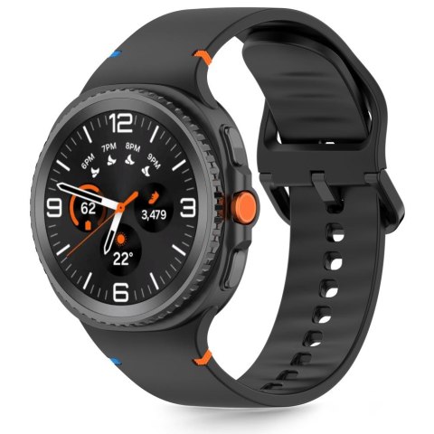 TECH-PROTECT SILICONE SAMSUNG GALAXY WATCH 8 / 9 / CLASSIC (40 / 44 / 46 MM) BLACK