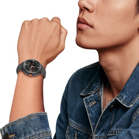 TECH-PROTECT SILICONE SAMSUNG GALAXY WATCH 8 / 9 / CLASSIC (40 / 44 / 46 MM) BLACK