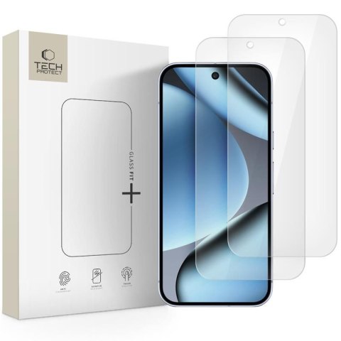SZKŁO HARTOWANE TECH-PROTECT GLASS FIT+ 2-PACK GOOGLE PIXEL 9 PRO XL / 10 PRO XL / 11 PRO XL CLEAR