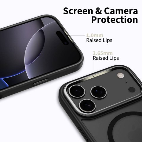 TECH-PROTECT MAGEDGE MAGSAFE IPHONE 17 PRO MAX MATTE BLACK/GUNMETAL