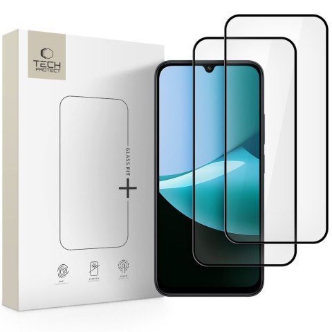 SZKŁO HARTOWANE TECH-PROTECT GLASS FIT+ 2-PACK XIAOMI REDMI 15C 4G / POCO C85 4G BLACK