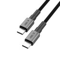 TECH-PROTECT ULTRABOOST DNA MAGTWIST TYPE-C CABLE PD 100W / 5A 100CM IRON GREY