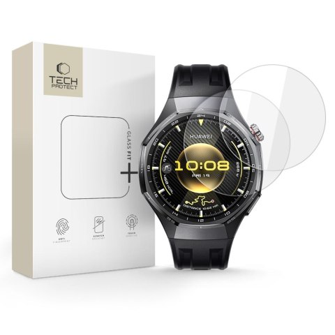 SZKŁO HARTOWANE TECH-PROTECT GLASS FIT+ 2-PACK HUAWEI WATCH GT 6 PRO / 7 PRO (46 MM) CLEAR