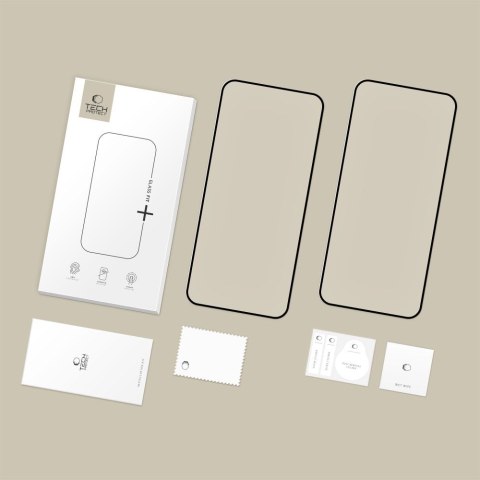 SZKŁO HARTOWANE TECH-PROTECT GLASS FIT+ 2-PACK XIAOMI 15T / 15T PRO BLACK