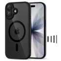 TECH-PROTECT MAGPEAK MAGSAFE CC IPHONE 17 BLACK/CLEAR
