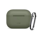 TECH-PROTECT SILICONE HOOK APPLE AIRPODS PRO 3 OLIVE GREEN