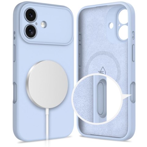 TECH-PROTECT SILICONE MAGSAFE IPHONE 17 MIST BLUE