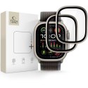 SZKŁO HARTOWANE TECH-PROTECT GLASS RING 2-PACK APPLE WATCH ULTRA 1 / 2 / 3 / 4 (49 MM) TITANIUM